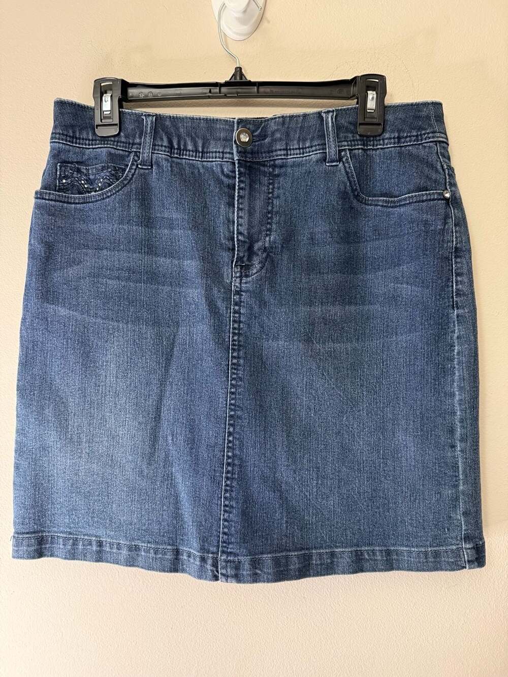 Premiere DENIM by Christopher & Banks Denim Skirt Size 10